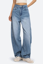 Arc Curved Barrel Jeans - Light Blue