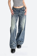 Classic Mid Rise Baggy Jeans