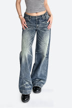 Classic Mid Rise Baggy Jeans
