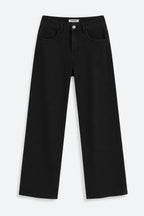 Afterlight Wide Straight Leg Jeans - Black