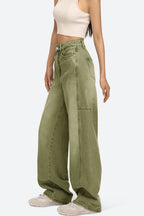 Arc Curved Barrel Jeans - Green