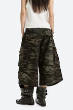 Camo Cropped Utility Pants