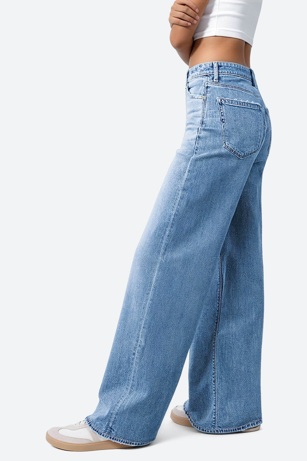 Drift Oversized Baggy Jeans - Light Blue