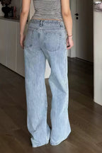 Vintage Low Rise Wide Leg Jeans