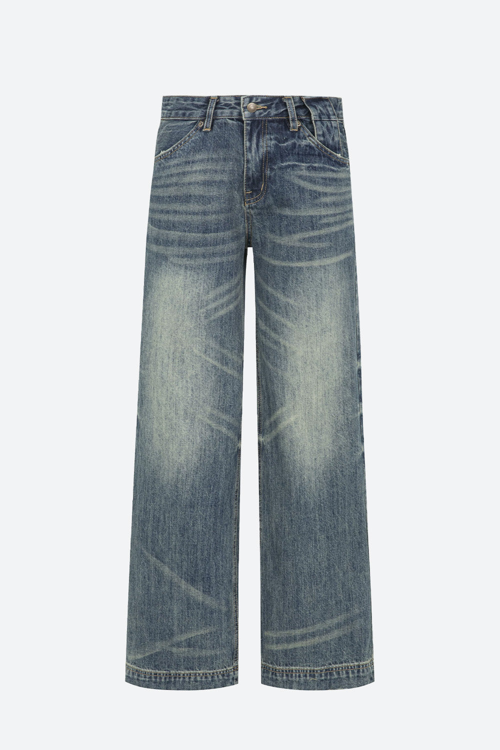 Classic Mid Rise Baggy Jeans