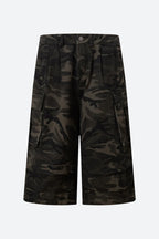 Camo Cropped Utility Pants