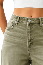 Drift Oversized Baggy Jeans - Green