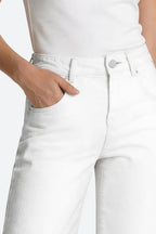 Afterlight Wide Straight Leg Jeans - White