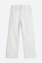 Afterlight Wide Straight Leg Jeans - White