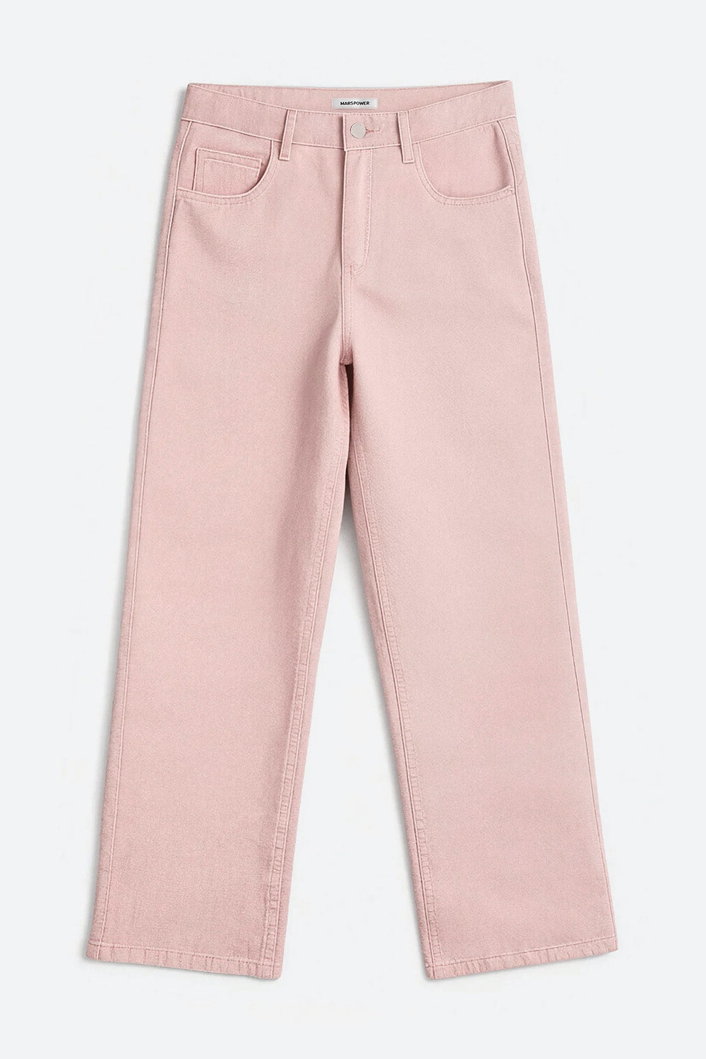 Afterlight Wide Straight Leg Jeans - Pink