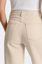 Mars Power Afterlight Wide Straight Leg Jeans - Beige