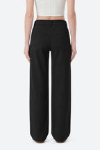 Mars Power Afterlight Wide Straight Leg Jeans - Black