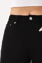 Mars Power Arc Curved barrel jeans for women in denim