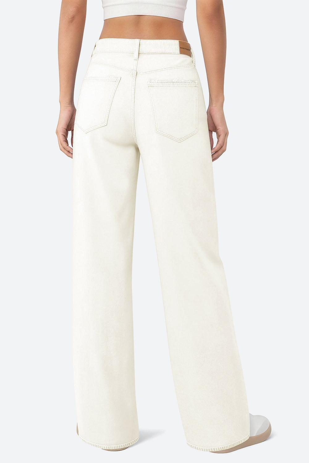 Mars Power Drift baggy wide leg jeans in beige relaxed fit denim