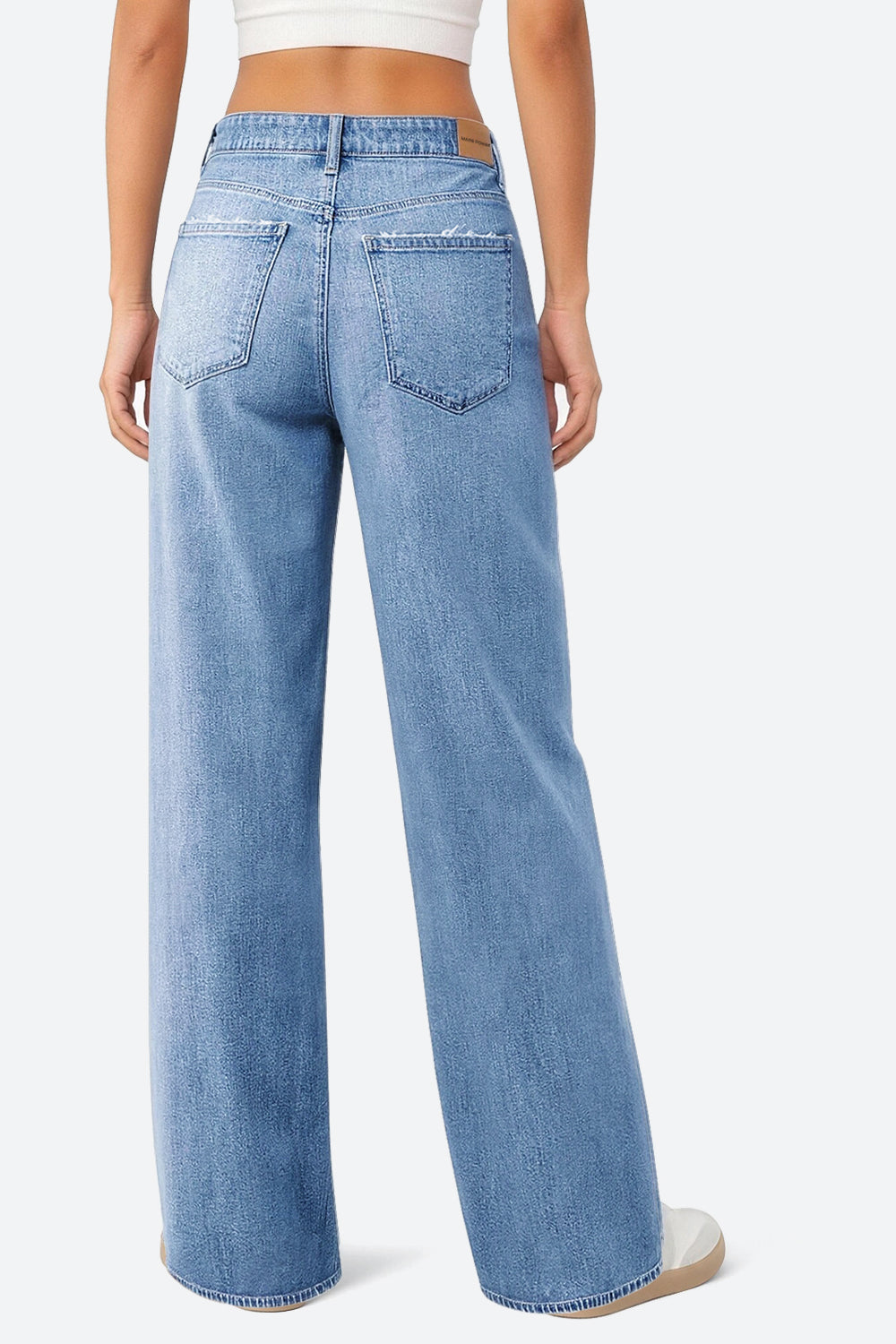 Mars Power Drift baggy wide leg jeans in blue relaxed fit denim
