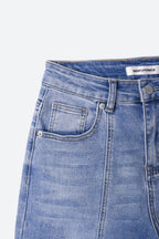 Mars Power Outline flare jeans in stretch denim