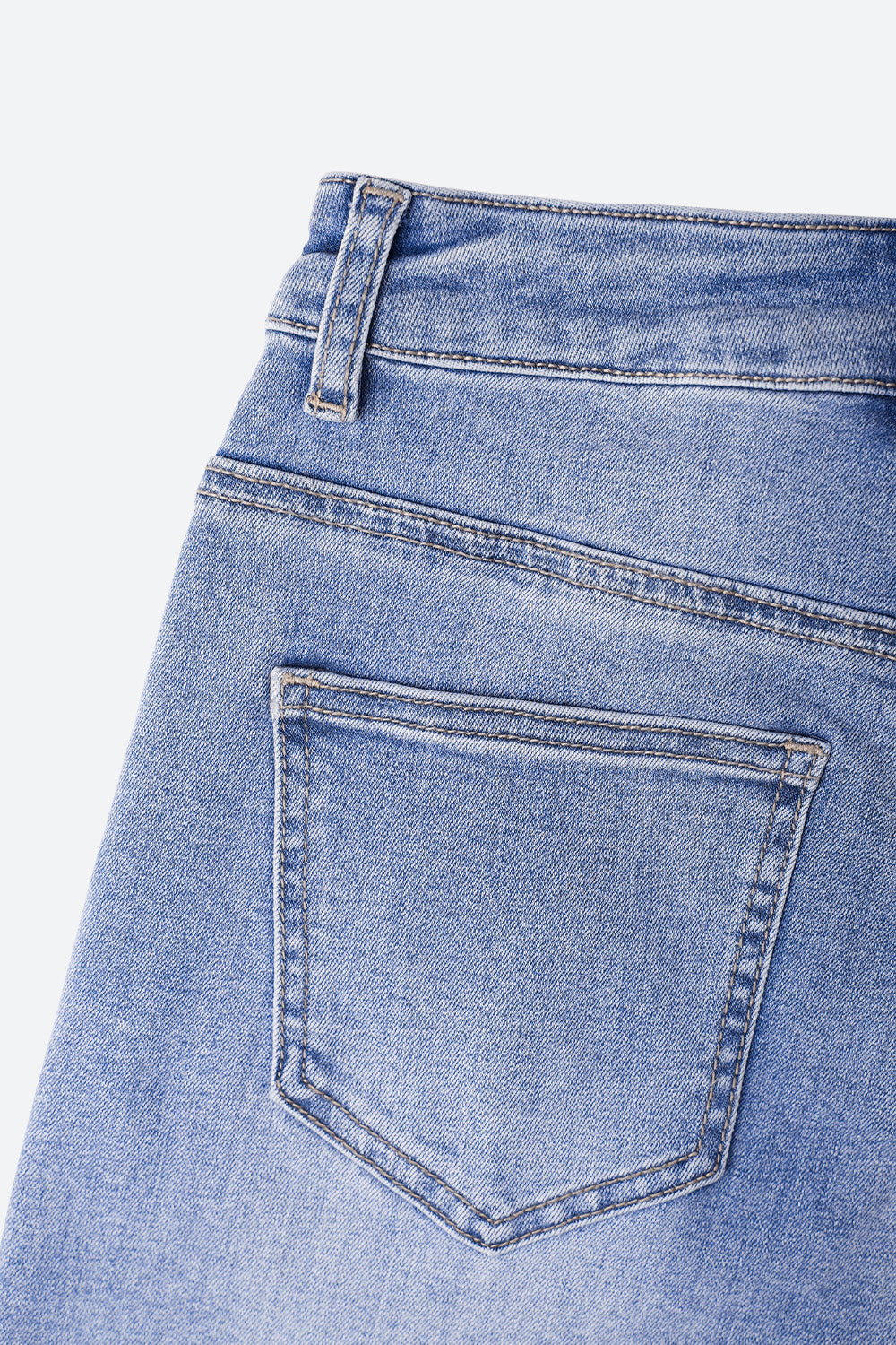 Mars Power Outline flare jeans in stretch denim